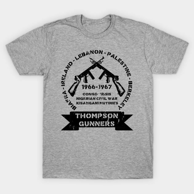 Thompson Gunners - Roland the Headless Thompson Gunner, Warren Zevon Vintage T-Shirt by SpaceDogLaika